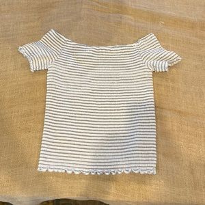 Girl’s Smocked Short Sleeve T-Shirt- Art Class